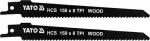 YATO BRZESZCZOT DO DREWNA HCS150mm 8TPI 2szt.