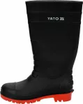 YATO BUTY KALOSZ BEZPIECZNE S5  ROZ.44 PODNOSEK METALOWY ,STALOWA WKŁADKA ANTYPRZEBICIOWA