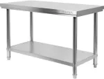 YATO GASTRO STÓŁ CENTR. SKŁ. Z PÓŁ. 150×70×H85cm