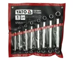 YATO KLUCZ OCZKOWY ODGIĘTY 8cz. ETUI / SATYNA 6-22mm