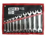 YATO KLUCZ PŁASKI  10cz. ETUI / SATYNA 6-27mm