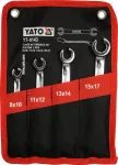 YATO KLUCZ PŁASKI PÓŁOTWARTY KPL.4szt. 0143