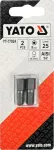 YATO KOŃCÓWKA 1/4"x25mm HEX H8 /2szt.