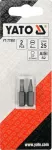 YATO KOŃCÓWKA 1/4"x25mm PŁASKA 4mm /2szt.