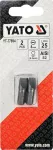 YATO KOŃCÓWKA 1/4"x25mm PŁASKA 8mm /2szt. ...