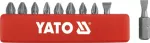 YATO KOŃCÓWKA DO WKRĘTARKI 25mm/10szt.... PŁASKIE/PH/PZ