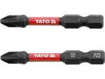 YATO KOŃCÓWKA UDAROWA 1/4"x50mm PZ2   /2szt.