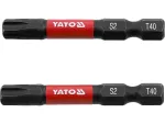 YATO KOŃCÓWKA UDAROWA 1/4"x50mm T40   /2szt.