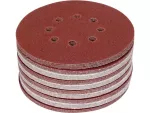 YATO KRĄŻKI ŚCIERNE NA RZEP 150mm 8 OTW.P80  /50szt.