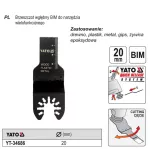 YATO MT BRZESZCZOT WGŁĘBNY BIM