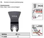 YATO MT SKROBAK DO NARZĘDZIA WIELOFUNKCYJNEGO 34688