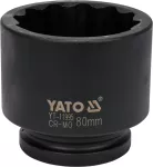 YATO NASADKA UDAROWA 12K 1"  KRÓTKA 80 mm ...