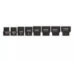 YATO NASADKI UDAROWE  8cz. 3/4"K.1115 22, 24, 27, 30, 32, 36, 38, 41mm