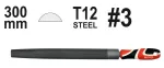 YATO PILNIK DO METALU PÓŁOKRĄGŁY 300mm #3 62351 ...