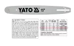 YATO PROWADNICA ŁAŃCUCHA 38cm/64/325"/1,5