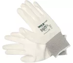 YATO RĘKAWICE NYLON/PU BIAŁE ROZ.10