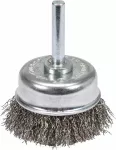 YATO SZCZOTKA DOCZOŁOWA Z TRZPIENIEM  50mm INOX