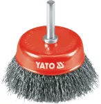 YATO SZCZOTKA DOCZOŁOWA Z TRZPIENIEM  75mm INOX