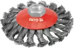 YATO SZCZOTKA STOŻKOWA M14 100mm SKRĘCANA