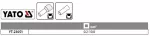 YATO SZCZYPCE DO ZACISKANIA KONEKTORÓW TULEJOWYCH
