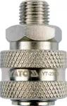 YATO SZYBKOZŁĄCZKA ŻEŃSKA GWINT ZEWNĘTRZNY 1/4"     2390