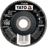 YATO ŚCIERNICA LISTKOWA WYPUKŁA 125mm P120 ...