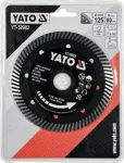 YATO TARCZA DIAMENTOWA 125 TURBO DO GRESU   59982