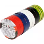YATO TAŚMA ELEKTROIZOLACYJNA 12mmx10m MIX/10szt.