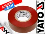 YATO TAŚMA ELEKTROIZOLACYJNA 19mmx20m CZERWONA