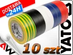 YATO TAŚMA ELEKTROIZOLACYJNA 19mmx20m MIX/10szt.