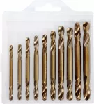 YATO WIERTŁA DO METALU DWUSTRONNE  3-6mm kpl.10szt.