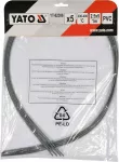 YATO WKŁADY PVC 2,5 x 5mm 5 x 1m   5szt...