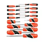 YATO WKRĘTAKI KPL.15szt.  25981 S2 58 HRC, PŁASKIE/KRZYŻOWE/TORX.