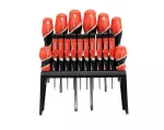 YATO WKRĘTAKI KPL.18szt. STOJAK  25982 S2 58 HRC, PŁASKIE / KRZYŻOWE / TORX.
