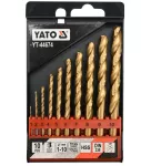 YATO ZESTAW WIERTEŁ DO METALU HSS-TiN 10szt. 1-10mm...