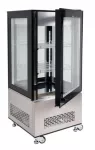 YATO GASTRO WITRYNA CHŁODNICZA 270L 65x65x150 CZARNA