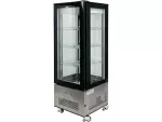 YATO GASTRO WITRYNA CHŁODNICZA 400L 65x65x190 CZARNA