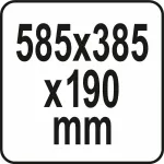 YATO SKRZYNKA SYSTEMOWA 19P S1