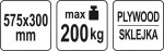 YATO WÓZEK PLATFORMA TRANSPORTOWA 200kg