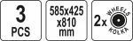 YATO ZESTAW SKRZYNEK 3szt. 42BB24P19P S1