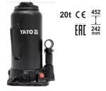 YATO DŹWIGNIK TŁOKOWY HYDRAULICZNY SŁ. 20T 242-452mm.