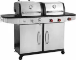 YATO GASTRO GRILL GAZOWY + WĘGLOWY 2w1 STAL NIERDZ. 8,2KW