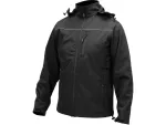 YATO KURTKA SOFTSHELL Z KAPTUREM CZARNA ROZM. L