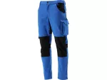 YATO SPODNIE 4WAY STRETCH SERWAL BLUE R. XXXL