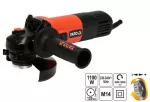 YATO SZLIFIERKA KĄTOWA 125mm  1100W  82101 REGULACJA OBROTÓW