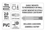 YATO WĄŻ PNEUMATYCZNY NA ZWIJAKU 10m x  8mm