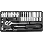 YATO ZESTAW KLUCZY     1/4" 23el...