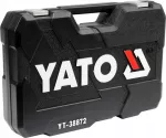 YATO ZESTAW KLUCZY  128el  1/2"/3/8"/1/4"