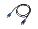 KABEL HDMI M/M V2.0 1M 4K PEŁNA MIEDŹ CZARNY BOX LANBERG
