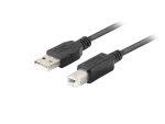 KABEL USB-A(M)->USB-B(M) 2.0 1.8M CZARNY FERRYT BOX LANBERG